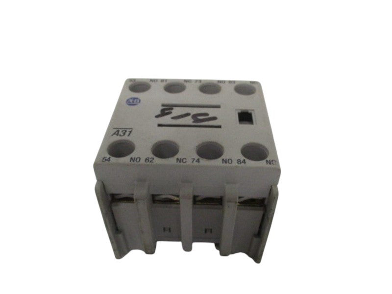 ALLEN BRADLEY 100-FA31 SER. B AUXILIARY CONTACT BLOCK UNMP