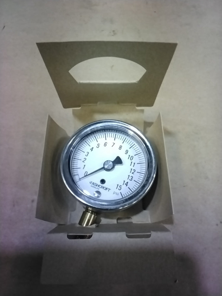 Ashcroft 25-1009-AW-02L-15# Industrial Duralife Gauge