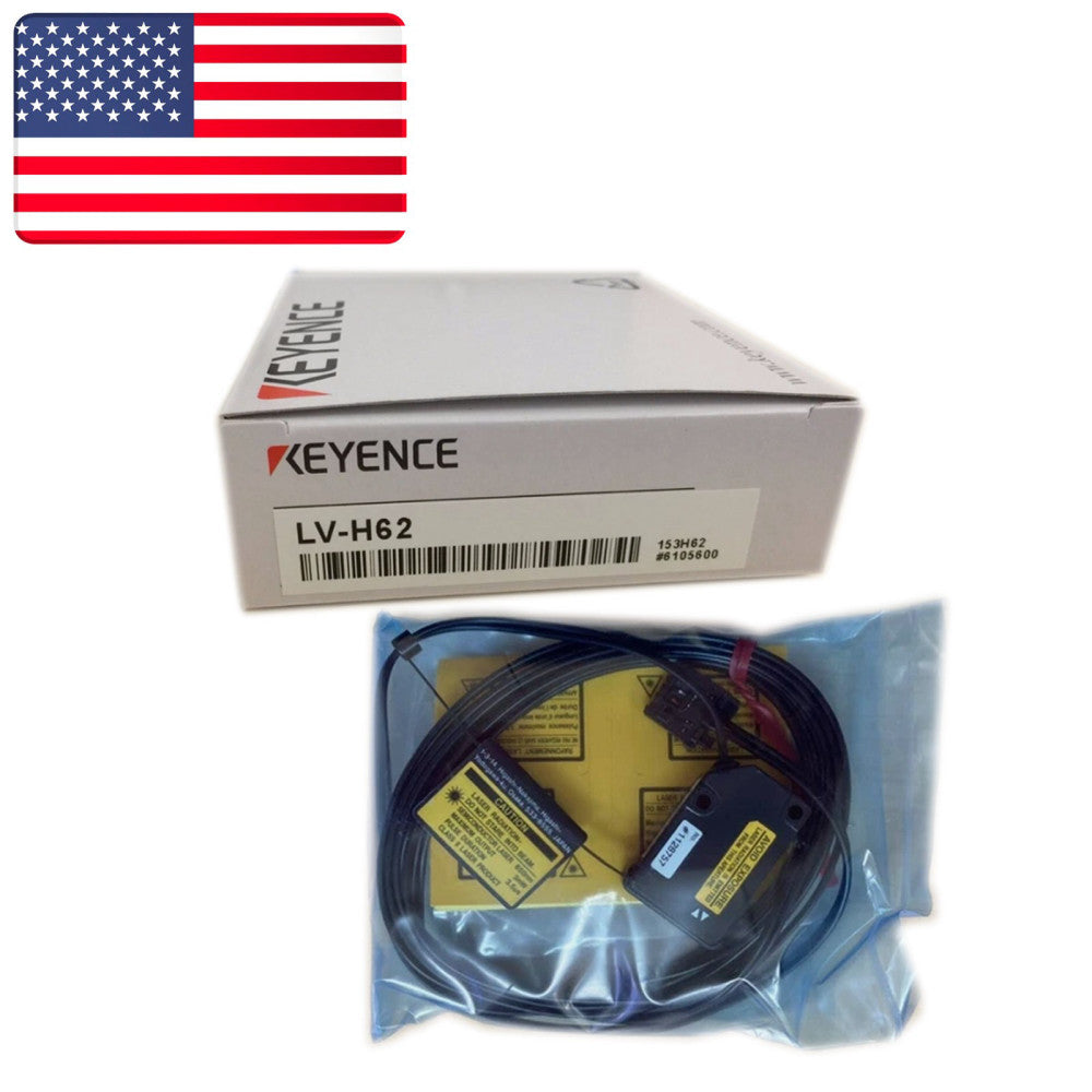 Keyence LV-H62 Retro-Reflective Long Distance Straight-Beam Sensor Head US Stock