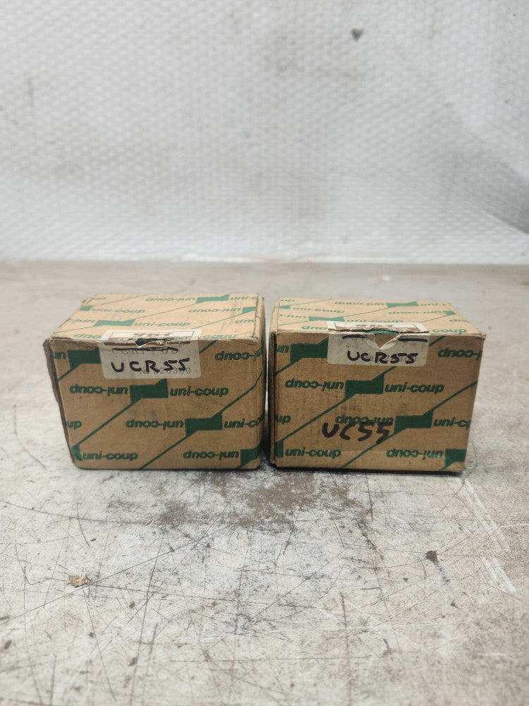 NEW IN BOX LOT OF 2 UNI-COUP FLOATING JOINT COUPLING UCR55