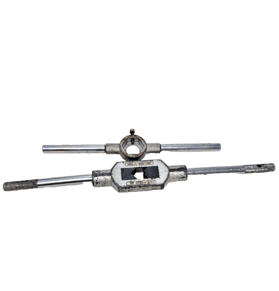 ADJUSTABLE TAP WRENCHS; NO.3 M5-20 7/32-3/4; ID: 3/4 OD: 1-1/4 **LOT OF 2**