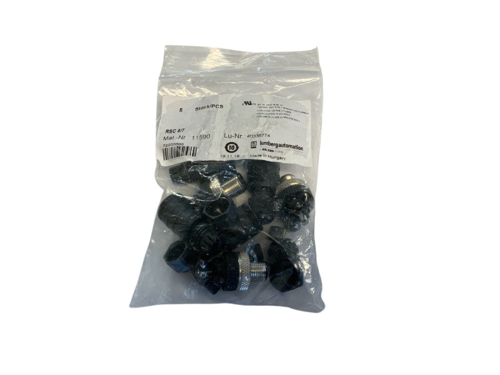 4PCS NEW- Lumberg Automation Connector RSC 5/7