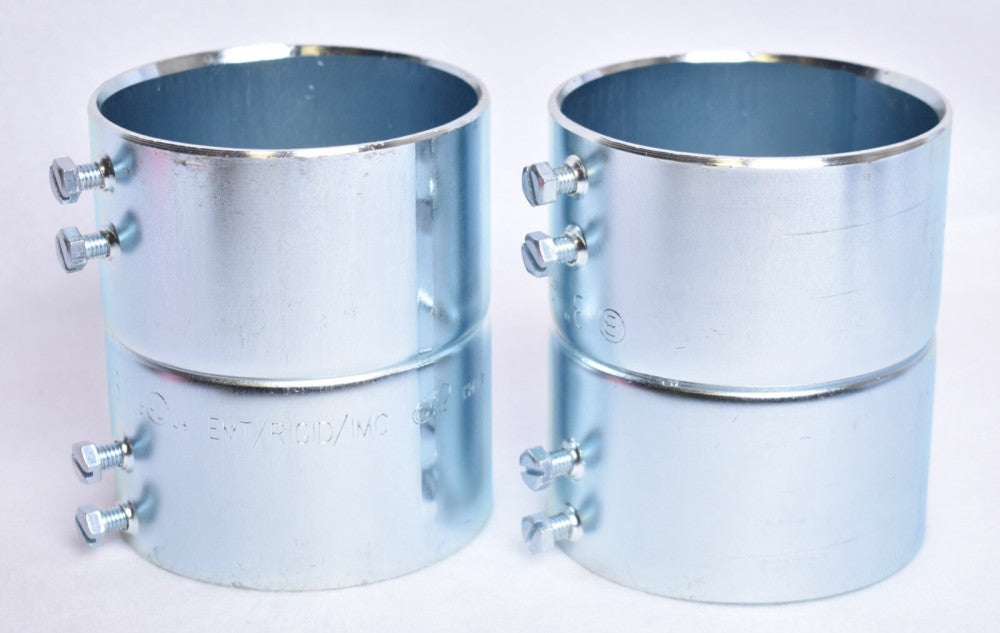 2 Count Bridgeport 3" EMT Set Screw Steel Couplings 247
