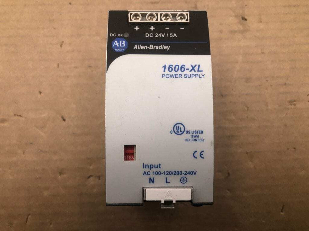 Allen-Bradley 1606-XL120D Ser A Switching Power Supply 24VDC 100-120/200-240VAC