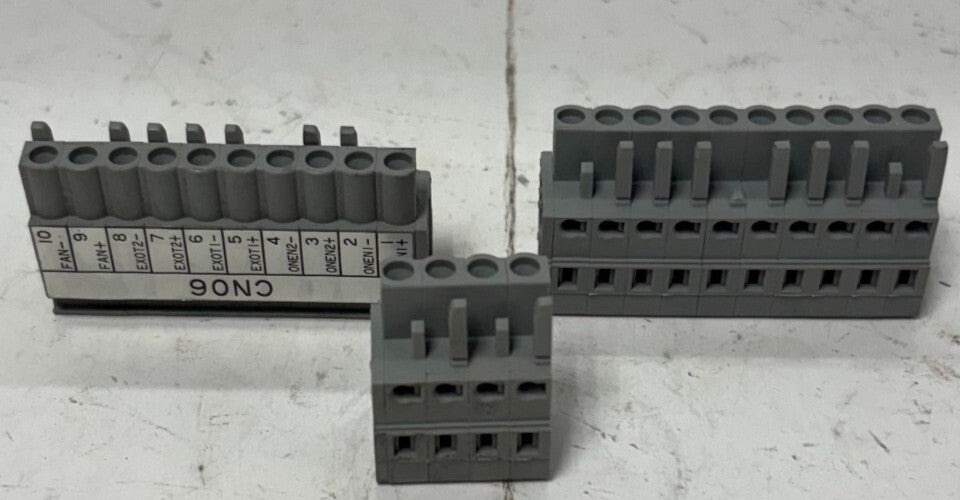 WAGO POLE CONECTOR MCS2,5 FEMALE TYPE LOT OF 3 250V 10 POLE/4 POLE