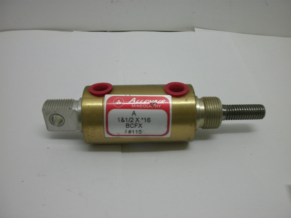 ALLENAIR A1&1/2X*16BCFX #115 PNEUMATIC CYLINDER 1" BORE X 1/2"STROKE NEW NO BOX