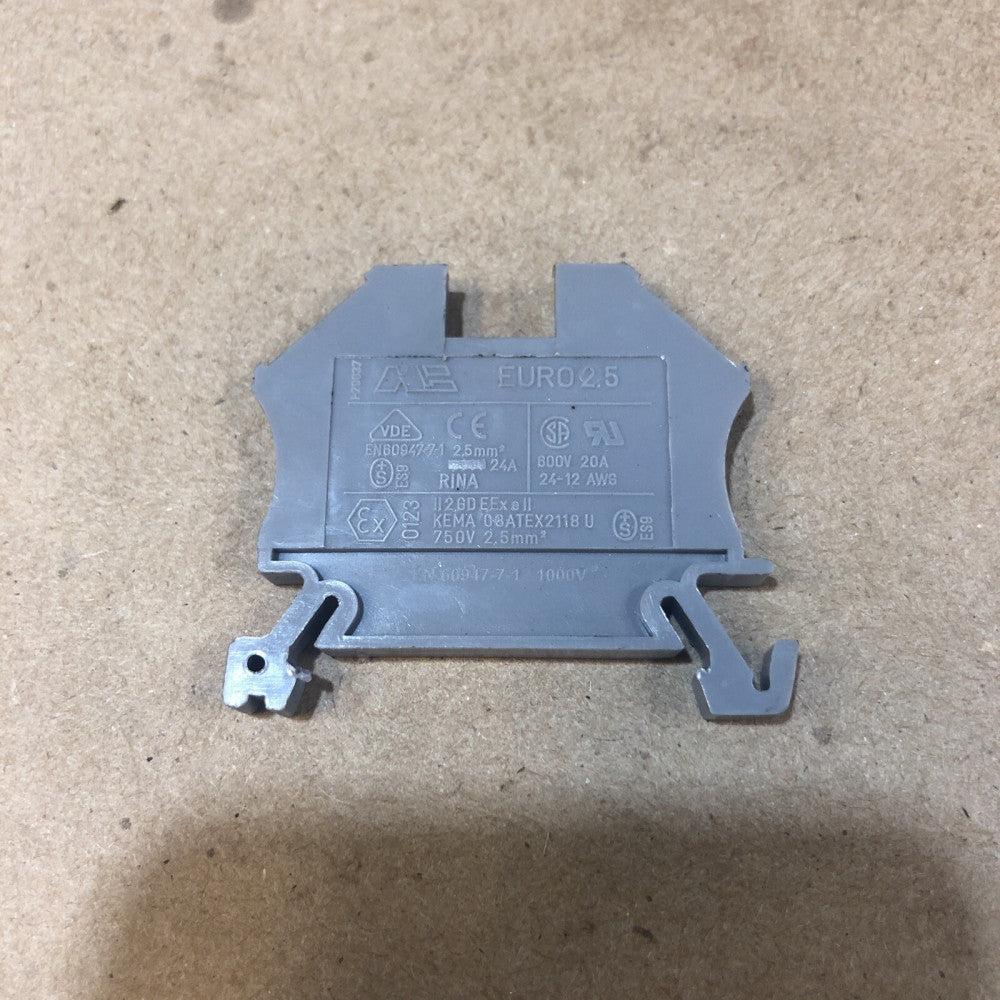 MORSETTITALIA EURO 2.5 TERMINAL BLOCK 20A 600V LOT OF 9