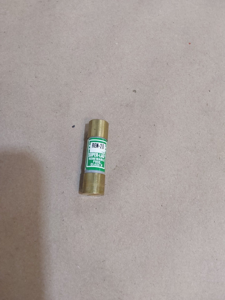 Bussmann REN 20 Fuse, Super-lag, Renewable, 250V Or Less, 1 To 30 A