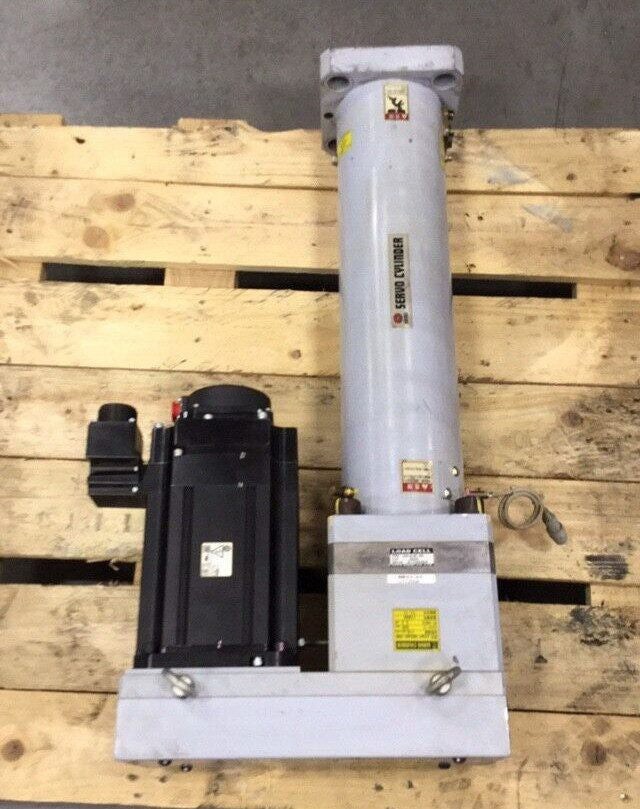 Sinto CYAP-50CAU-300 Used Servo Cylinder and Motor Mitsubishi HG-JR353B