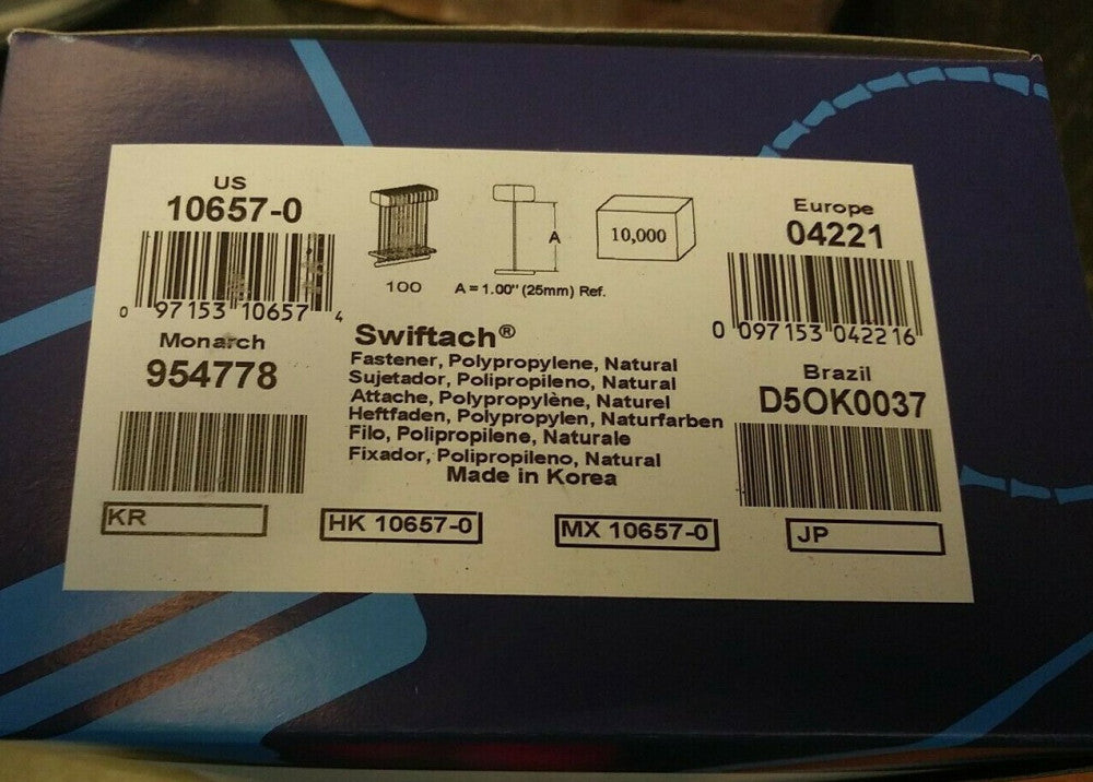 (1 BOX OF 100) AVERY DENNISON 10657-0