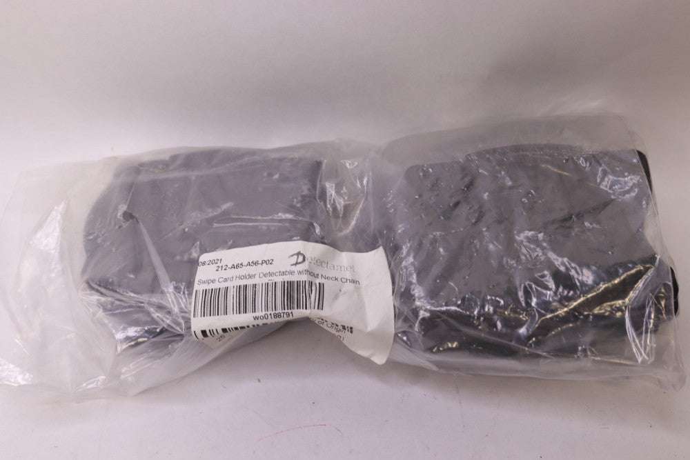 (25-Pk) Detectamet Swipecard Holder Plastic Black 212-A65-A56-P02