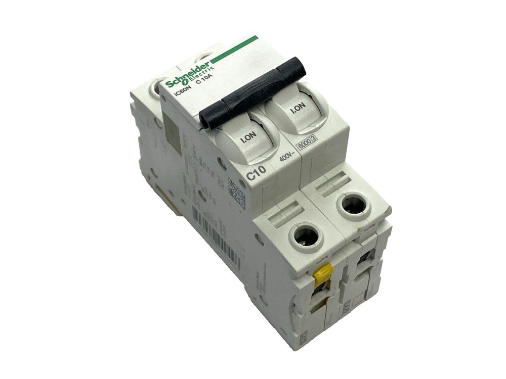 Schneider Electric A9F04210 Miniature Circuit Breaker 2-Pole 400V 10A DAMAGED