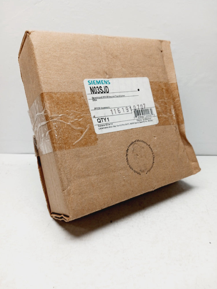 NEW SEALED SIEMENS NO3SJD 300 AMP SENSITRIPA9 MCCB NEUTRAL TRANSFORMER