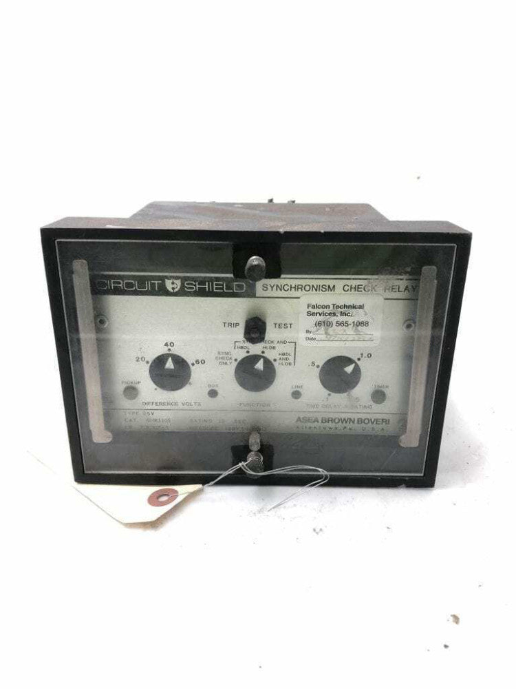 Circuit Shield Type 25V 424K105 Synchronism Check Relay; 10sec, 120V Measure