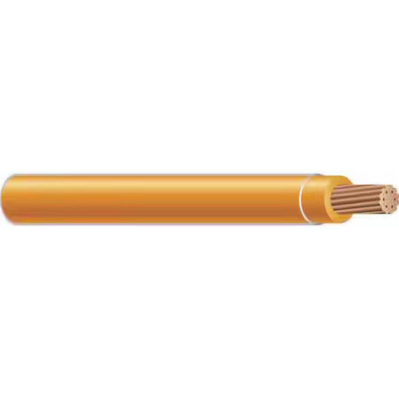 Southwire 41171002 Thhn Building Wire, Copper, 4 Awg, 1C, Orange, Stranded, 500