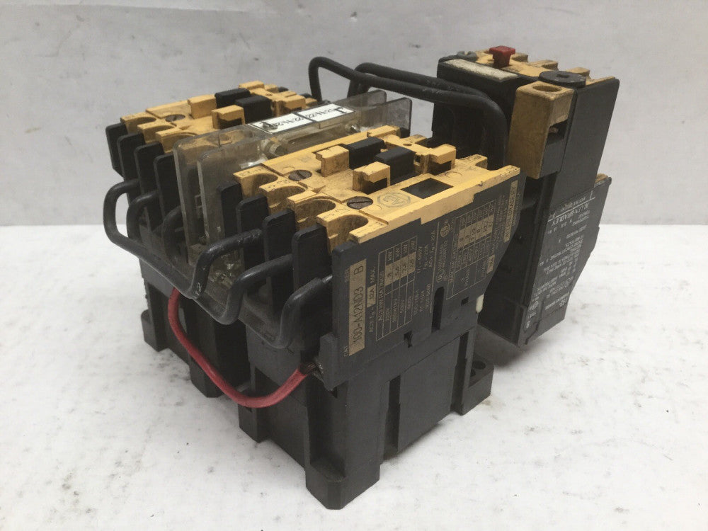 Allen Bradley 104-A12ND3 Reversing Contactor W/ Allen Bradley 193-BSB 30