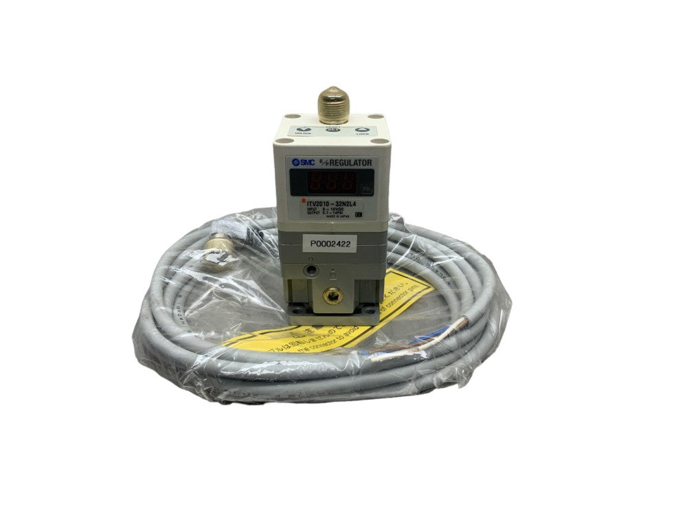 SMC ITV2010-31N2L4 Electro-Pneumatic Regulator 0-10v-dc 0.7-14 PSI 1/4 IN NPT
