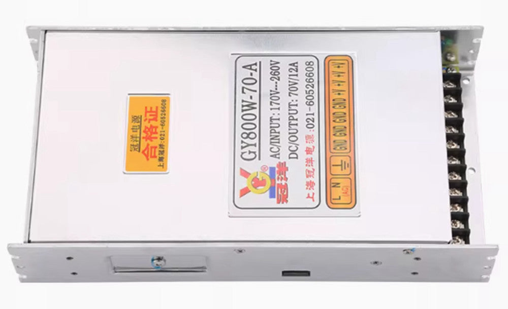 One Brand New GY800W-70-A Engraving Machine Power Supply AC220V to DC70V 12A