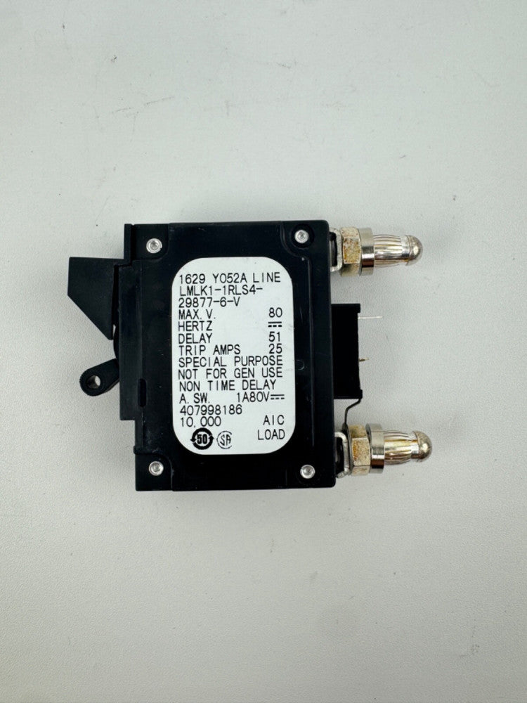 AIRPAX 20A DC Bullet Circuit Breaker LMLK1-1RLS4-29877-6-V
