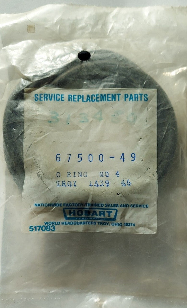 Package of 4 - Hobart 00-067500-49 O-Rings Genuine Hobart Replacement Part