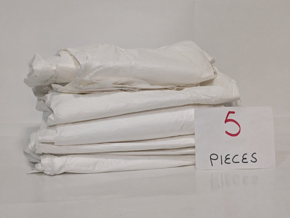 Lot of 5 Lakeland LI 13-3115216 MicroMax NS, Sz: 2XL Hooded Disposable Coveralls