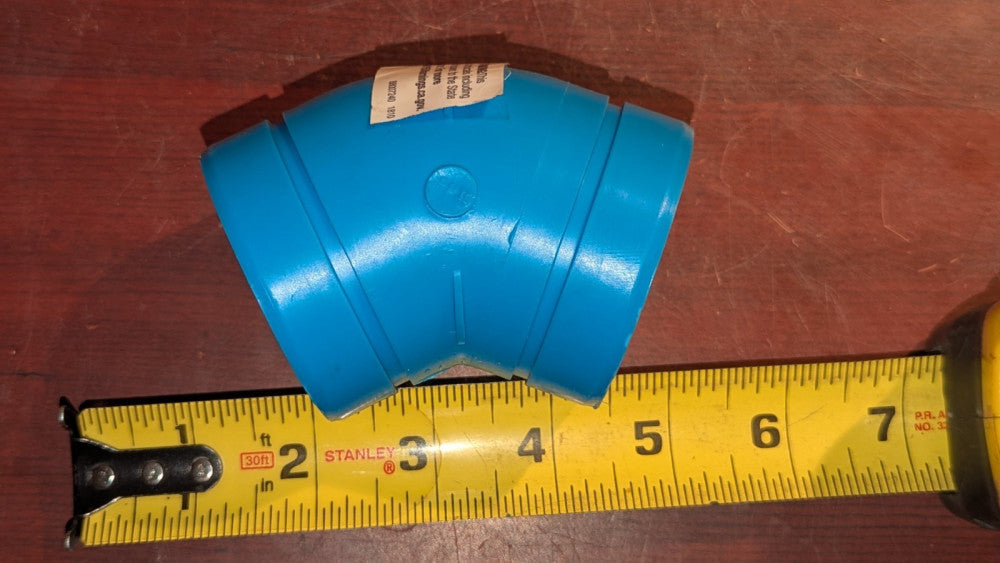 (1) Orion 710100 Blueline® 2" Mechanical Joint Straight 45° Elbow NOS
