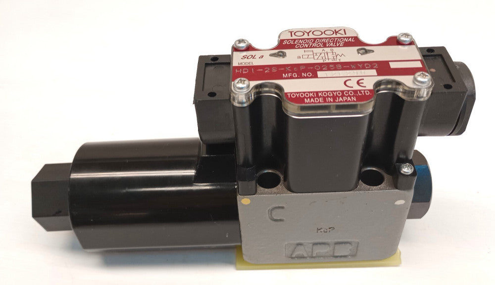 Toyooki HD1-2S-KcP-025B-WYD2 Solenoid Directional Control Valve HD12SKcP025BWYD2