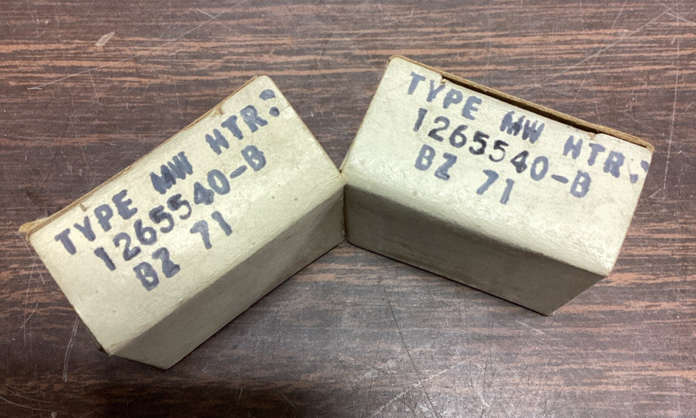 Westinghouse BZ 71 MW Heater Element 1265540-B *Lot Of 2* G25