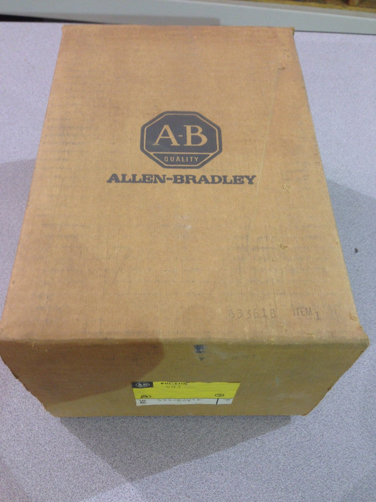 NEW IN BOX ALLEN-BRADLEY OVERLOAD RELAY 593-BOV16 WITH ENCLOSURE 593-BAV16