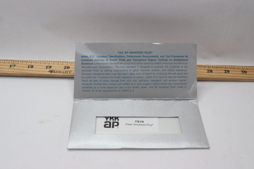 YKK AP Clear Anodized Plus YS1N