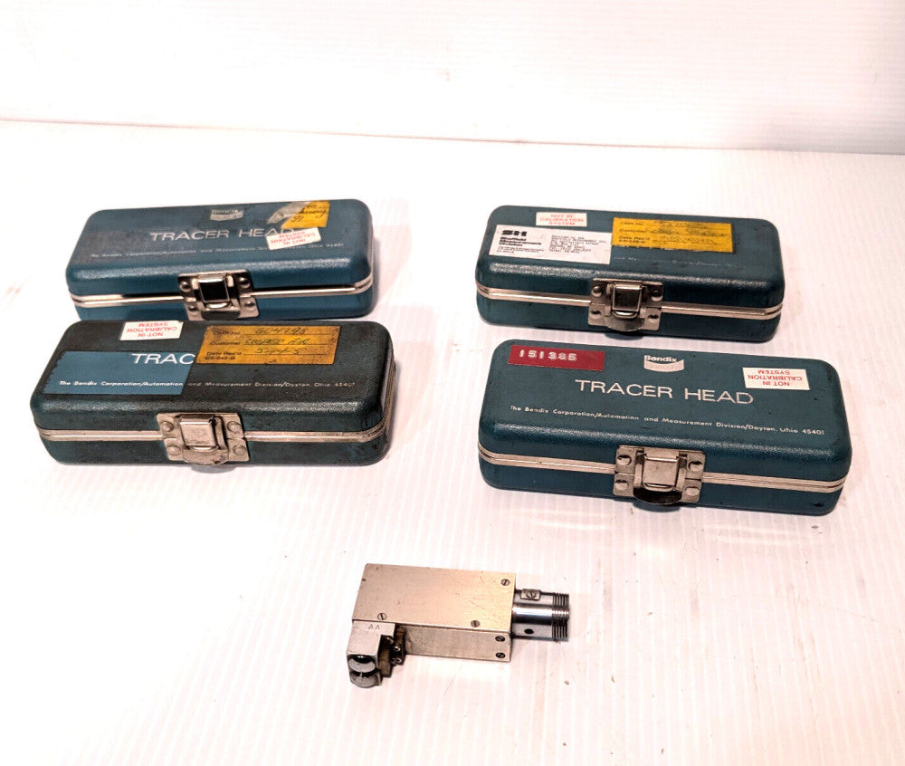 Lot of 5: Assorted Bendix Tracer Heads, LK6, LK6-R, MA10-R, MA-10-6132, MA4-2546