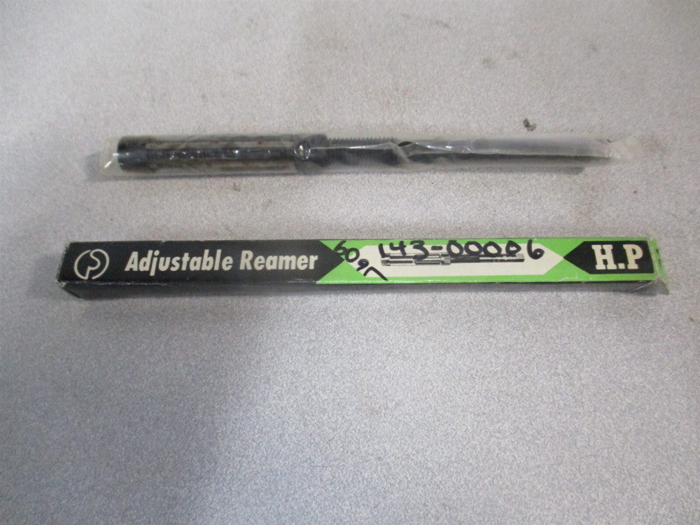 (143-00006) 13/32"-7/16" 6-Blade High Speed Steel Adjustable Hand Reamer
