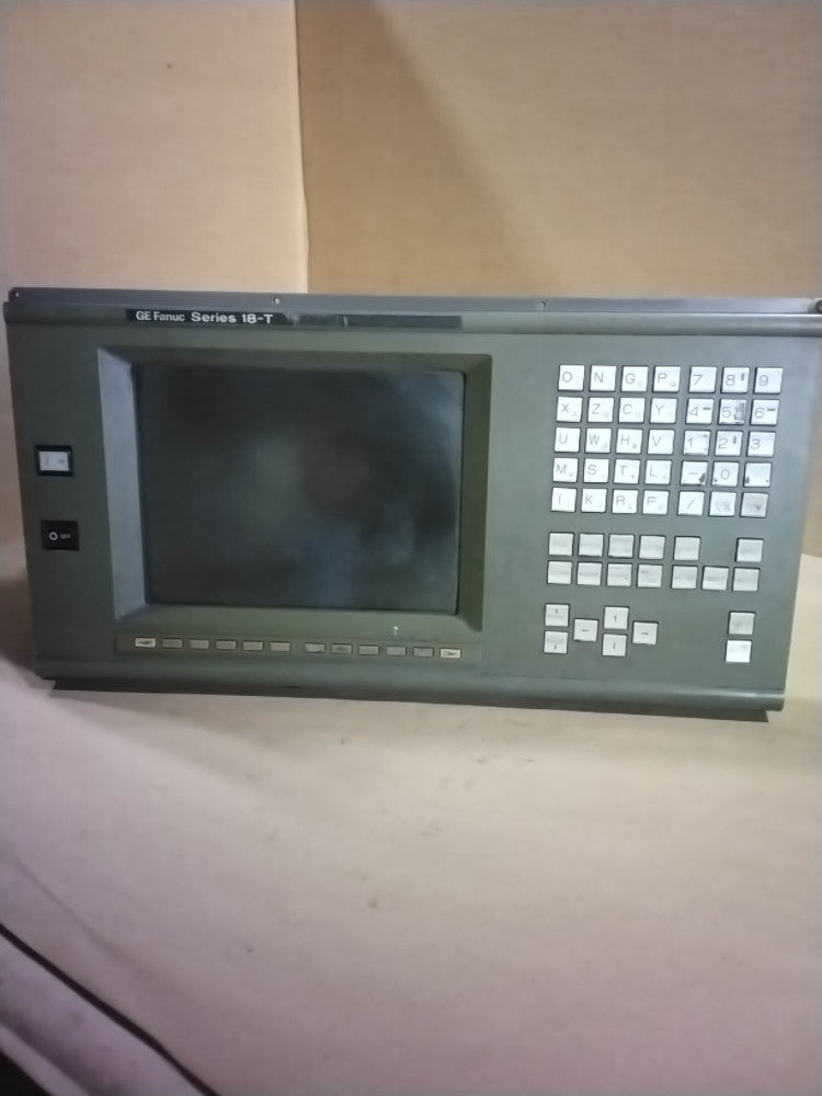 GE FANUC SERIES 18-T LCD/MDI UNIT A02B-0120-C066/TAR N 00179 A20B-1004-0640