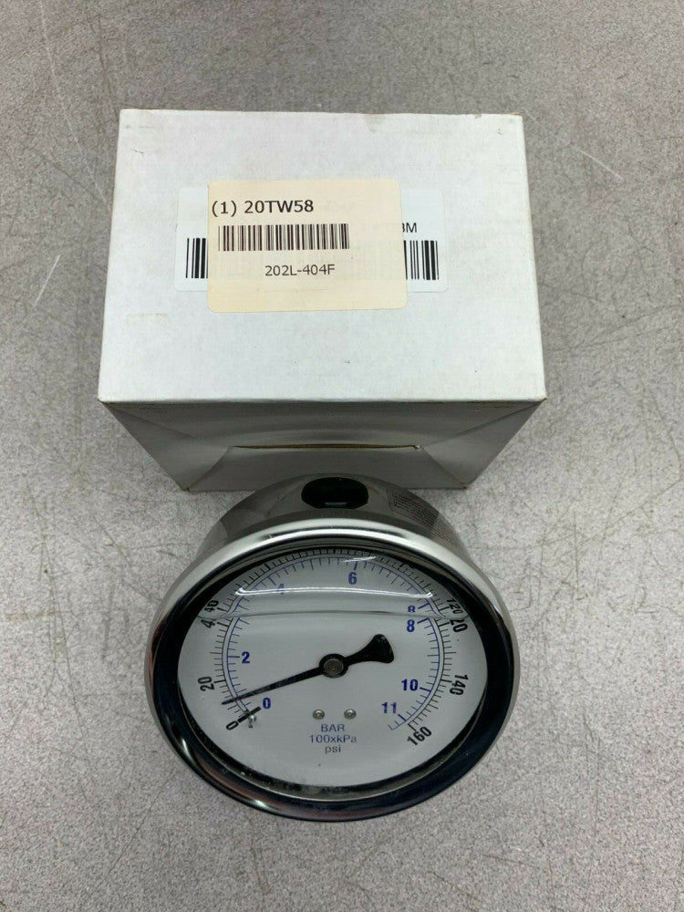NEW IN BOX PIC 20TW58 PRESSURE GAUGE 202L-404F