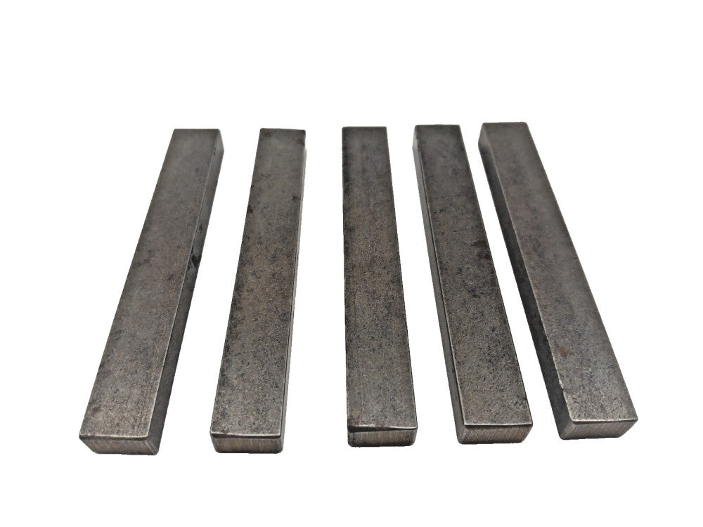 KEY STOCK OAL 4-3/8" WIDTH 9/16" THICKNESS 3/8" MATERIAL STEEL LOT OF 5