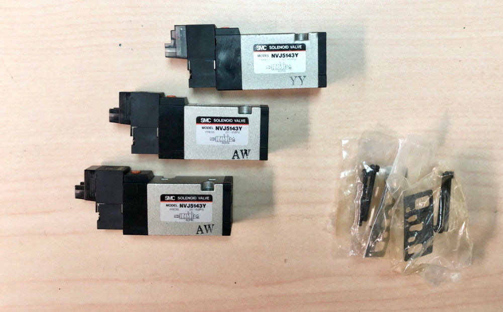 3 SMC Solenoid Valve Model NVJ5143Y