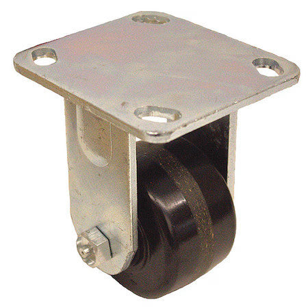Zoro Select P21r-Ph033r-14 Plate Caster,700 Lb. Load Rating