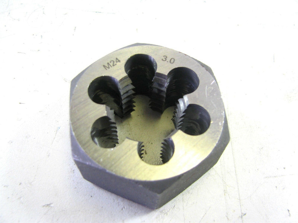 M24x3.00 1-13/16" RH Hex Carbon Steel Metric Course Retreading Die