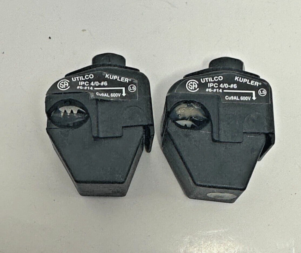 2pcs Utilco Kupler IPC 4/0-#6 Insulation Piercing Connector