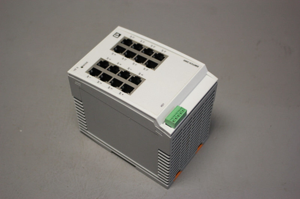 PHOENIX CONTACT 16 PORT ETHERNET SWITCH FL SWITCH 2016
