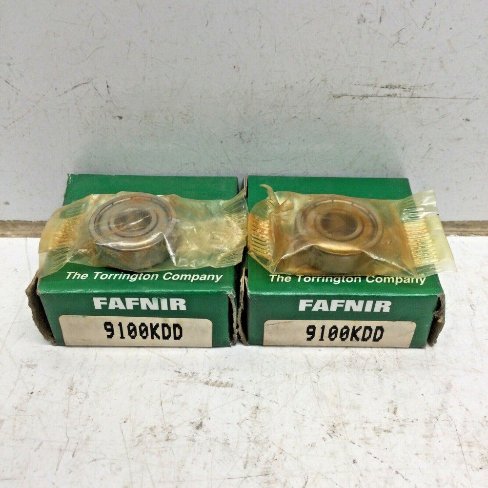 FAFNIR / TIMKEN 9100KDD Single Row Ball Bearing (LOT of 2) P9100KDD Z1