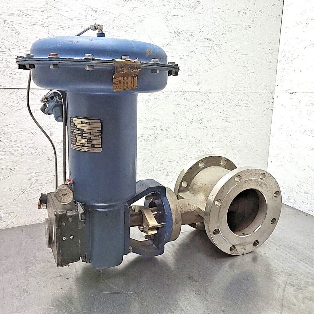 K&M Control Valve 6 GKM DR-85-R-60 3-15 Psi CL150 60D Stroke Used See Pictures