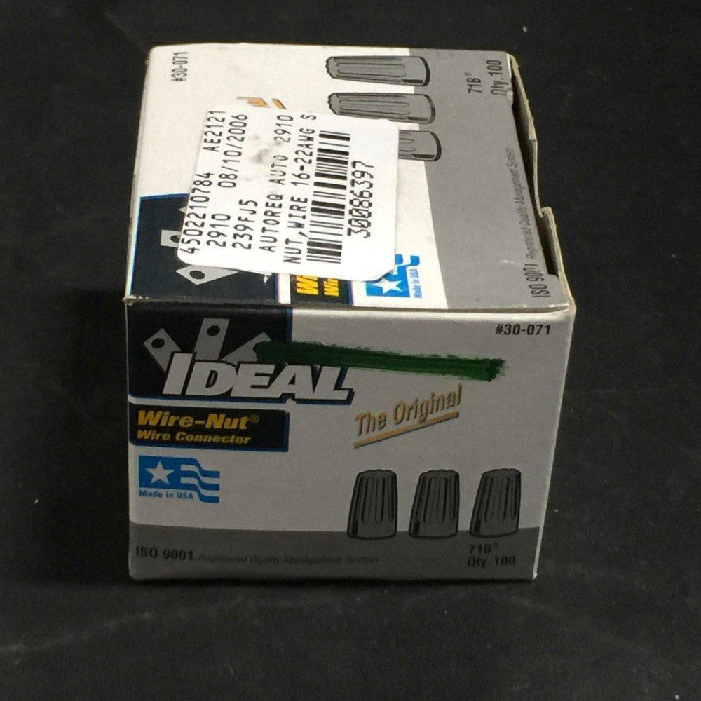 NEW 30-071 Twist-On Wire Nut, Box of 100