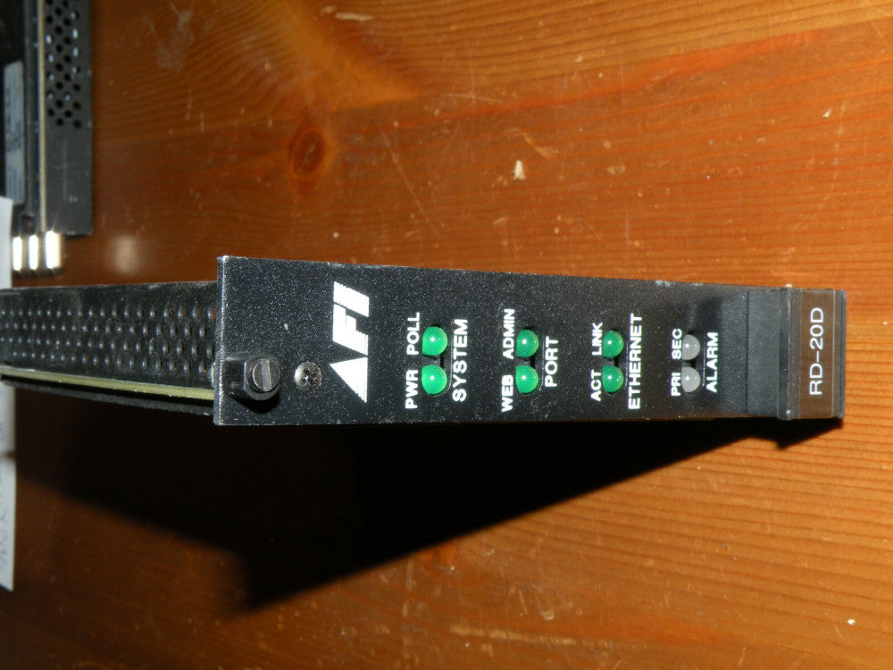 AFI American Fibertek RD-20D Diagnostic Card / Module