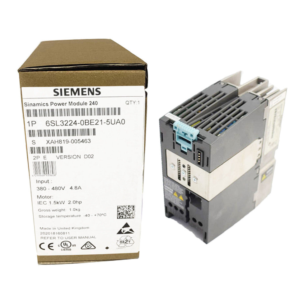 New In Box SIEMENS 6SL3224-0BE21-5UA0 Power Module Factory Sealed
