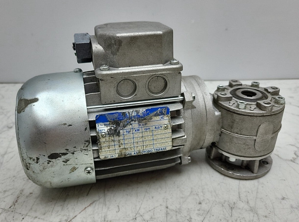 Neri Motor T56B4 Gearmotor Varvel FRS28/FL Worm Gearbox 28:1 Ratio