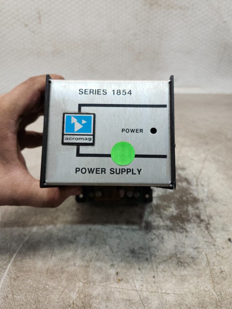 USED ACROMAG POWER SUPPLY .6AMP 115VAC 50/60HZ SERIES 1854-PS-1