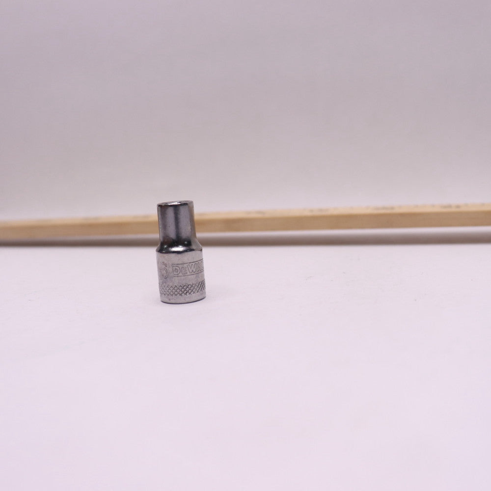 Dewalt Tool Socket 6-Point 1/4" Drive x 6mm 86-103D