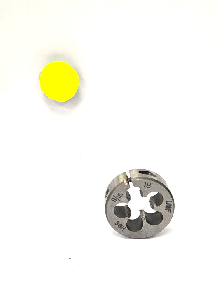UNF CIRCLE 9/16-18 THREADING DIE HSS
