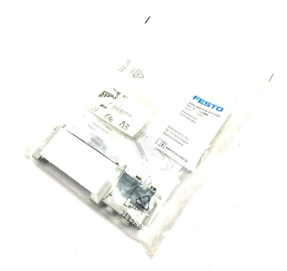 Festo VUVG-B14-P53E-ZT-F-1T1L Solenoid Valve 5/3, Exhausted 573486